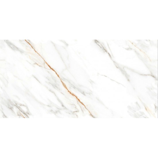 Πλακάκι Infinity Pearl 60Χ120 Λευκό-Μπεζ Τύπου Μαρμάρου Γυαλιστερό Rettificato